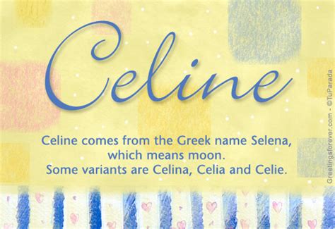 names like celine.